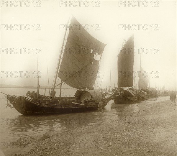 Bateau à Hangchow (Chine)