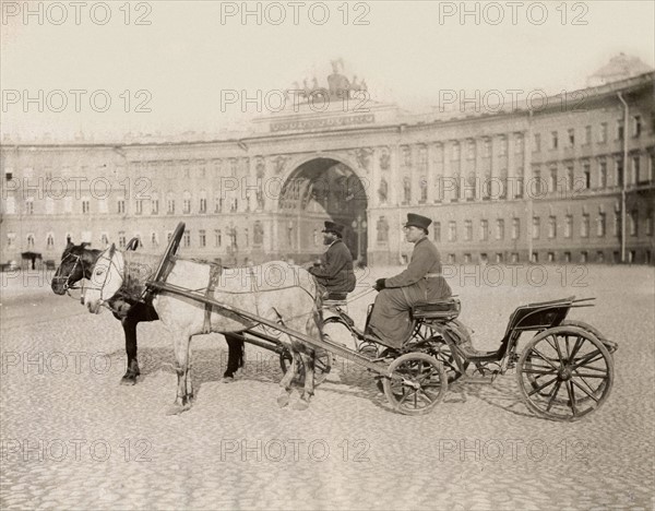 Russie, Attelages à Saint-Pétersbourg