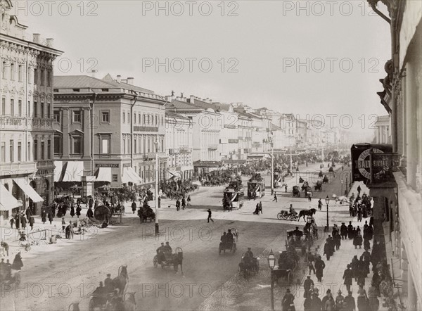 Russie, Avenue Nevski à Saint-Péterbourg