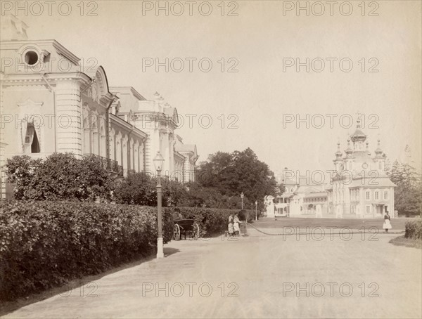 Russia, Palace of the Emperor in Peterhoff near St. Petersburg