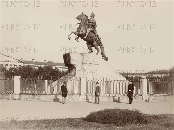 Russia, statue of Peter the Great in St. Petersburg