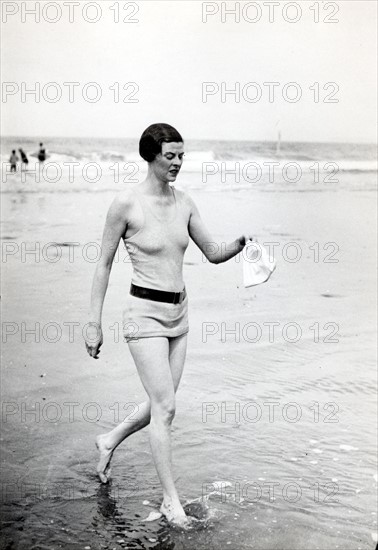 Bather in Deauville