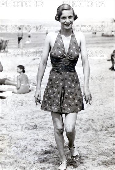 Lady de Willoughby de Broke in Deauville (1937)
