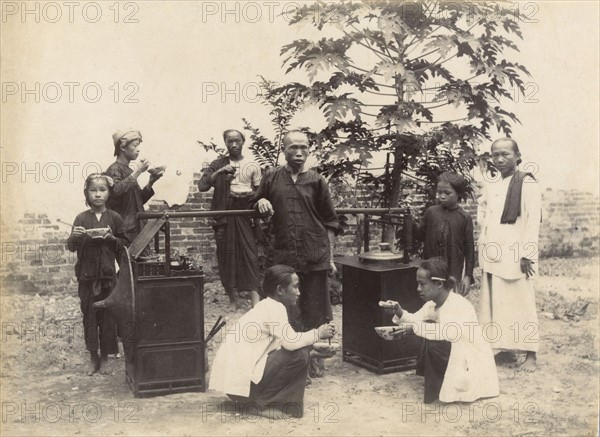 Chine, marchands de soupe chinois