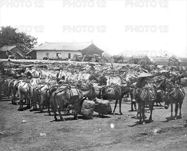 China, caravan in Mugtzi