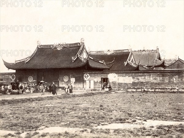 Chine, ensemble de maisons