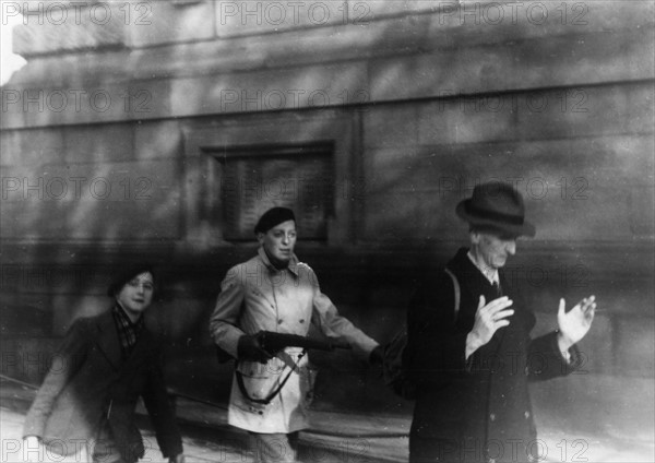 Street scene during the Liberation of Paris (August 1944)