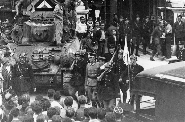 Arrest of German leaders in Paris, during the Liberation (August 1944)