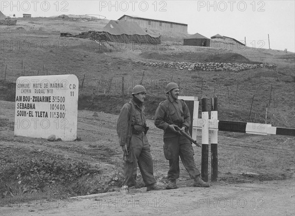 Frontière entre l'Algérie et le Maroc (1956)