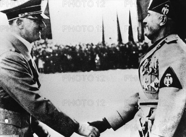 Hitler and Mussolini