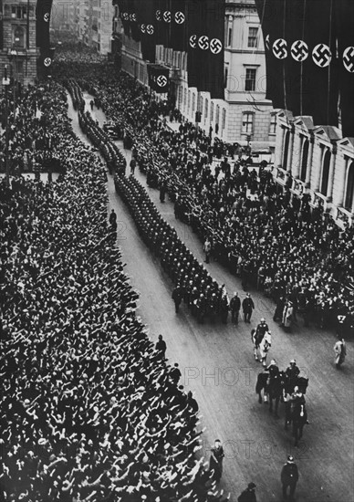 An Austrian battalion parading in Berlin, after the Anschluss (1938)
