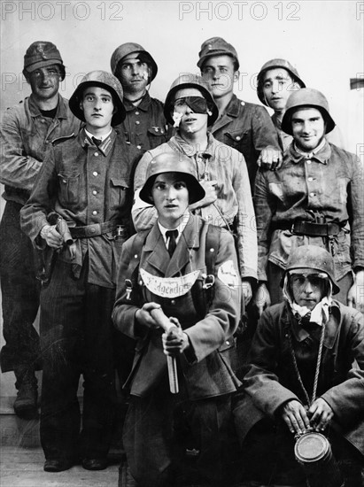 German troops who took part in the slaughter at Oradour-sur-Glane, France