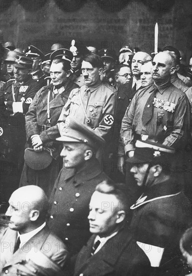 Hitler, Göring and other high officers of the Reich