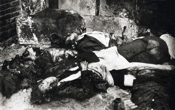 Hostages shot at the Fort de Romainville, near Paris