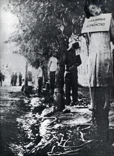 Atrocities carried out by the Germans