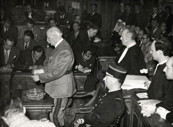 Trial of Marshal Pétain, 1945