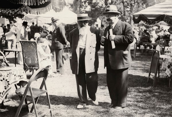 Tristan Bernard in Deauville, 1937