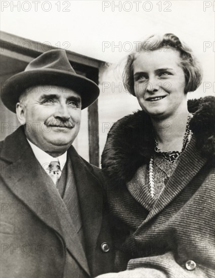 Paul Claudel with daughter Reine