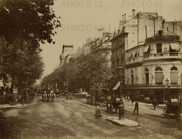 Paris. Boulevard des Italiens.