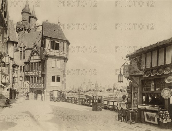 Paris. 1900 World Exhibition. The Pavillon du Vieux Paris.