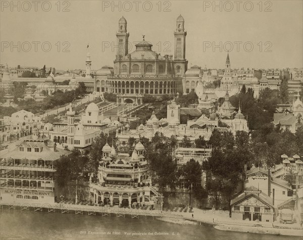 Paris. 1900 World Exhibition. The Pavillon des Colonies.