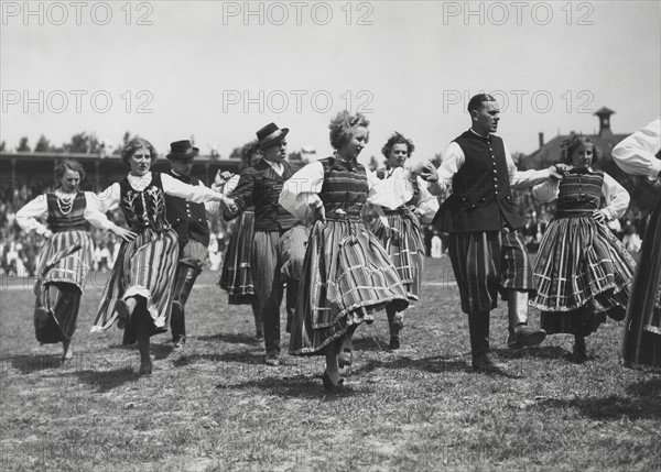 Polish youth celebration in Lens, 1939