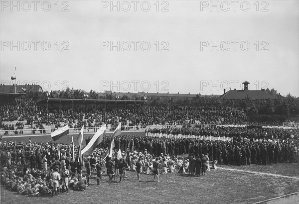 Polish youth celebration in Lens, 1939