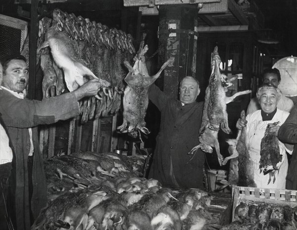 Le premier gibier de l'année aux Halles à Paris