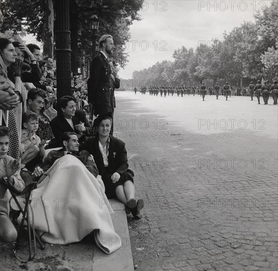 The 14th of July parade in Paris