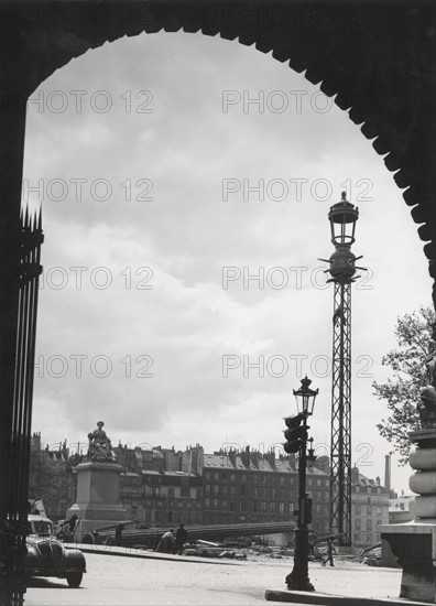 Aménagement du nouveau pont du Carrousel à Paris