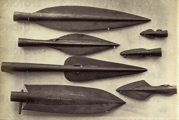 Spear points, British Museum