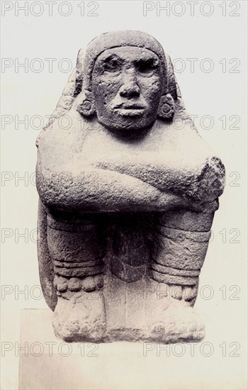 Statue en pierre représentant Xochipilli, British Museum