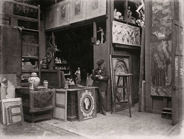 Pierre-Victor Galland in his studio