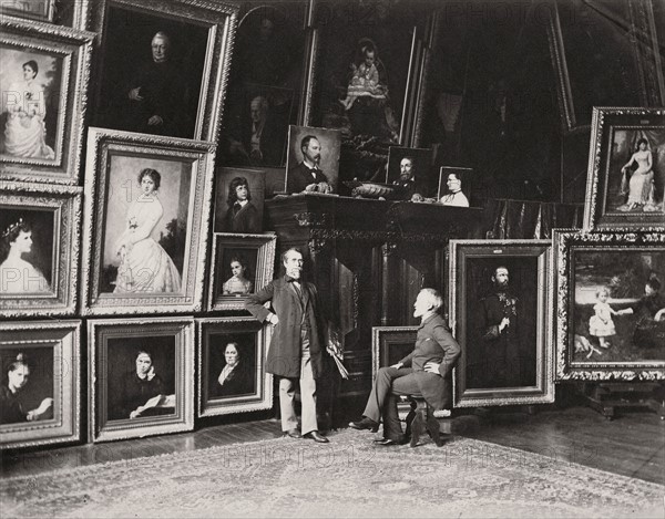 George Peter Alexander Healy in his studio