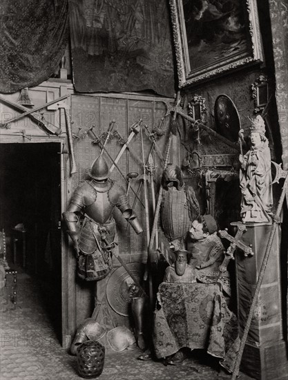 Cesare Auguste Detti in his studio