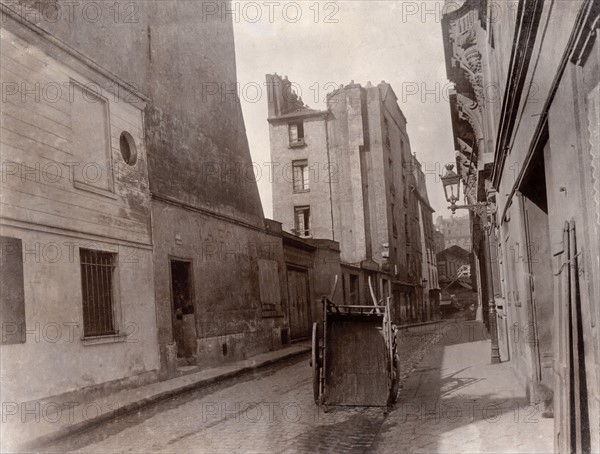 Atget, Charrette rue de l'Epée de bois à Paris