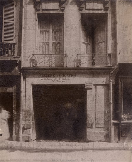 Atget, Entrée du 90 rue Quincampoix à Paris