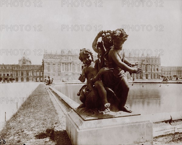 Atget, Bassin du Nord à Versailles