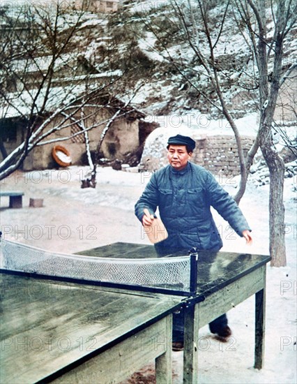 Mao Zedong à Yan'an en 1946
