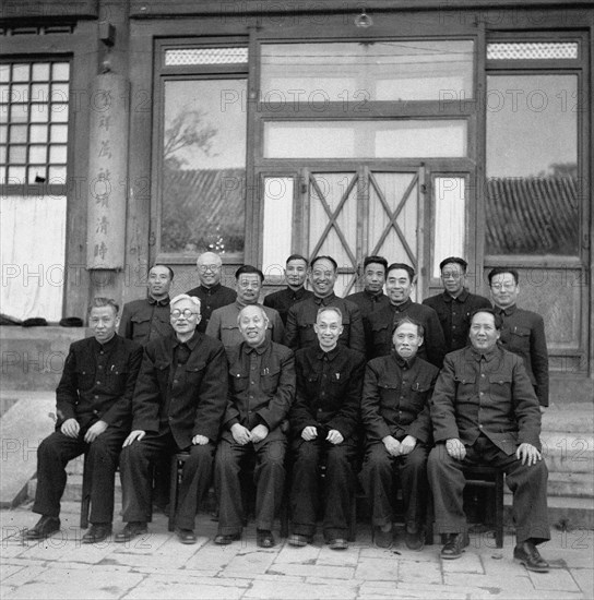 Mao Zedong et la délégation du Parti Communiste Chinois en 1949