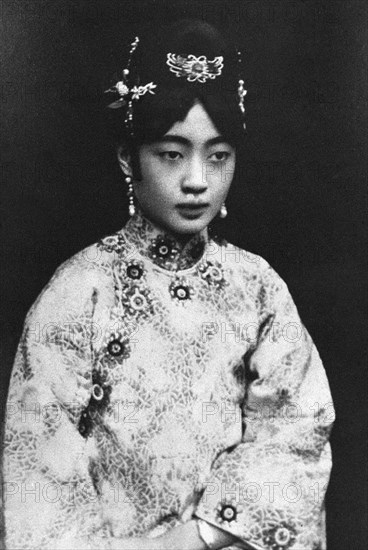 The last empress Wan Rong in the 1920s
