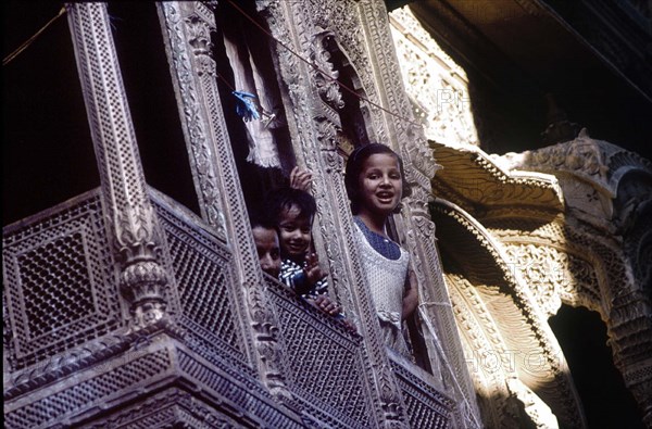 Havelis, Jaisalmer, l'est du Rajasthan, Inde