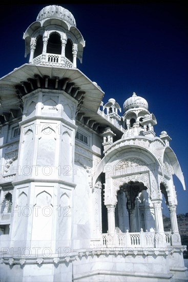 Le cénotaphe Jaswant Thada
Jodhpur, l'ouest du Rajasthan, Inde.