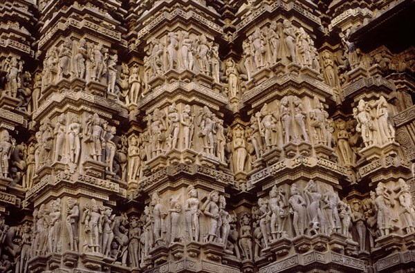 Temple de Parsvanatha,
Khajuraho, Madhya Pradesh, Inde.