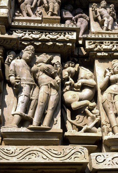 Temple de Parsvanatha, à Khajuraho, en Inde