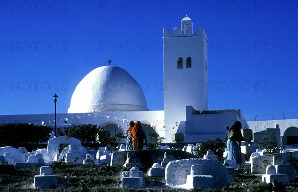 Hergla, Tunisia, cemetery behind the mosque