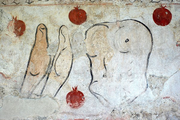 Paestum. Lucanian tomb painting