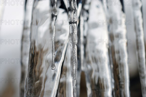 Frozen waterfall