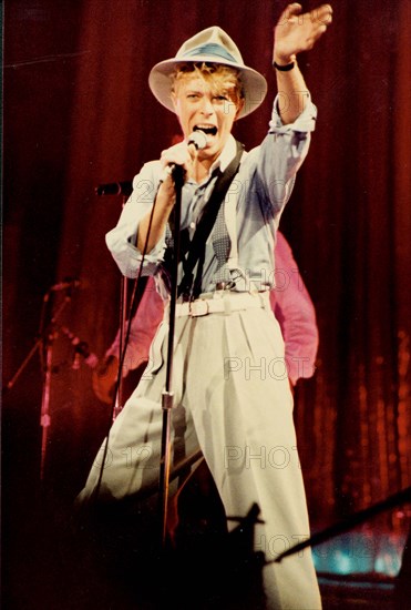 David Bowie On Stage