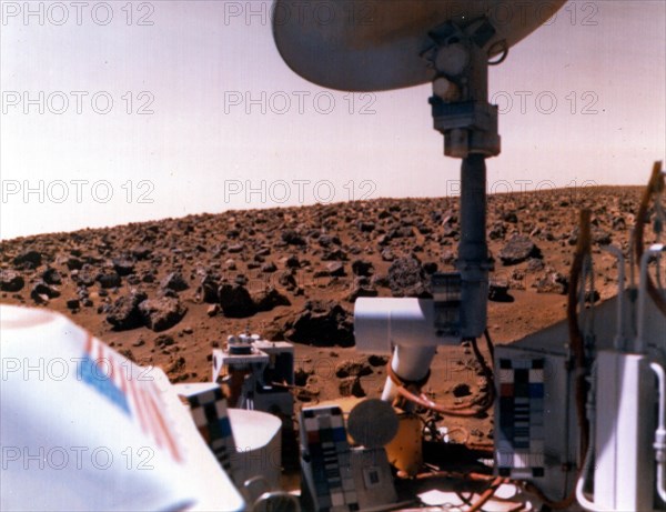 Viking Ii On The Surface Of Mars